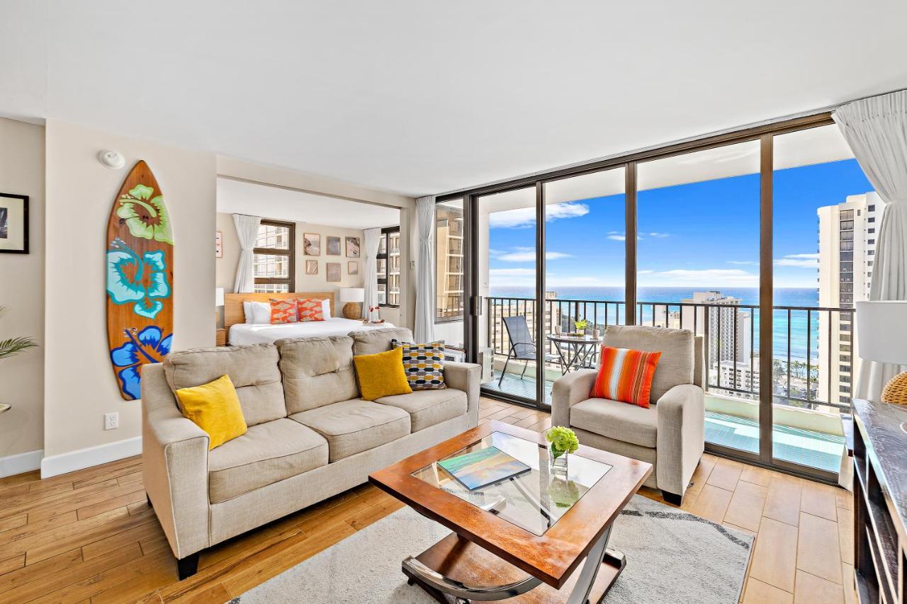 Waikiki Banyan 1Br With Great Ocean Views, Steps To Beach & Parking! Honolulu Buitenkant foto