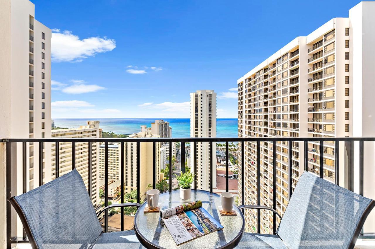 Waikiki Banyan 1Br With Great Ocean Views, Steps To Beach & Parking! Honolulu Buitenkant foto